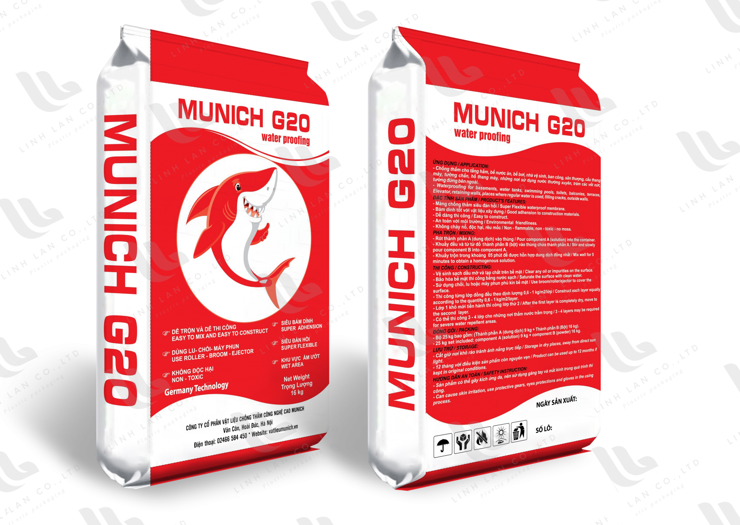 Bao PP đựng bột công nghiệp