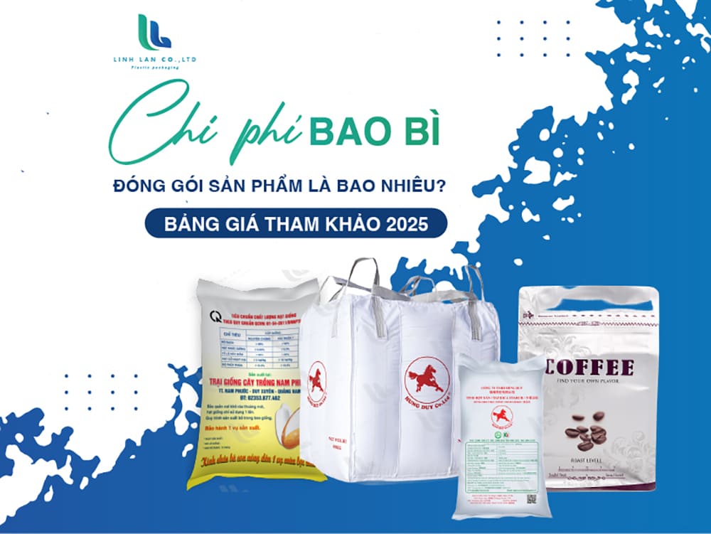 chi phí bao bì đóng gói sản phẩm